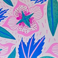 Mon projet du cours : Motifs botaniques et carnet de croquis. Un proyecto de Ilustración tradicional, Pattern Design, Ilustración botánica y Sketchbook de Héloïse Bihan-poudec - 21.04.2022