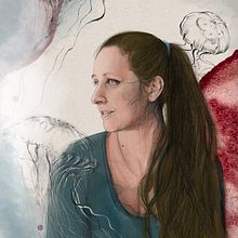 My project for course: Illustrated Portraits with Procreate. Traditional illustration, Vector Illustration, Digital Illustration, and Portrait Drawing project by Dorottya Gérecz-Vajda - 04.21.2022