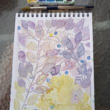 My project for course: Artistic Floral Watercolor: Connect with Nature Ein Projekt aus dem Bereich Traditionelle Illustration, Malerei, Aquarellmalerei und Botanische Illustration von Patricia Avila - 22.04.2022