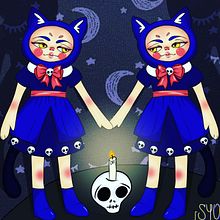 The Twins . Un projet de Illustration traditionnelle, Conception de personnages , et Dessin numérique de Jessica Messelink - 13.04.2022