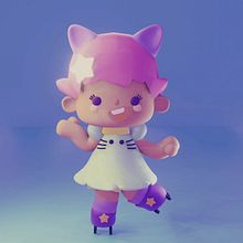Meu projeto do curso: Criação de personagens Kawaii em 3D com Blender. Traditional illustration, Character Design, Digital Illustration, 3D Modeling, and Manga project by Alexandre Cardoso - 04.22.2022
