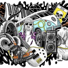 "Growing Up" My project for course: Illustration with Procreate: Create Detailed Compositions. Design, Traditional illustration, Digital Illustration, and Digital Painting project by Taria Dawson-Bell - 04.22.2022