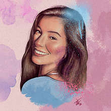 Retrato ilustrado con Procreate. Een project van Traditionele illustratie, Vectorillustratie, Digitale illustratie y  Portrettekening van MARTIN MOLINA - 21.04.2022