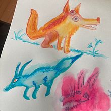 Mi Proyecto del curso: Técnicas de ilustración para desbloquear tu creatividad. Design, Traditional illustration, Fine Arts, Painting, Creativit, Creating with Kids, and Sketchbook project by Maida Rodriguez - 04.22.2022