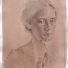 Ritratto classico: il metodo rinascimentale - corso di @michelebajona - "Barbara". Un proyecto de Dibujo de Retrato y Dibujo artístico de Valeria Ruoppo - 22.04.2022