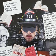 I read banned books: Fahrenheit 451 (My project for course: Effective Data Visualization: Transform Information into Art). Graphic Design, Information Design, Interactive Design & Infographics project by Sarah Buchmann - 05.12.2022