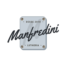 Manfredini Luthieria. Graphic Design project by G. Neves - 04.20.2022