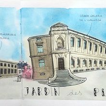 Mon projet du cours : Urban sketching : exprimez votre univers sous une nouvelle perspective. Un projet de Illustration traditionnelle, Esquisse , Dessin, Aquarelle, Illustration architecturale , et Carnet de croquis de mina_inverse - 23.04.2022