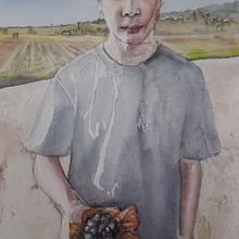 My project for course: The Human Figure in Watercolor. Traditional illustration, Fine Arts, Painting, Watercolor Painting, Realistic Drawing, and Figure Drawing project by Fuzuki - 04.23.2022
