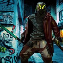 Concept design of a cyberpunk Bio-Mech Warrior. 3D Character Design, Character Design, and 3D Modeling project by Lorenzo Marconi - 01.06.2022