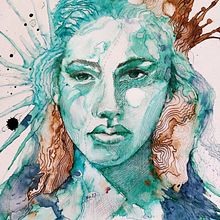 My project for course: Experimental Portraiture with Ink, Tea and Alcohol. Projekt z dziedziny  Sztuki piękne,  Malarstwo,  R, sunek,  R i sunek atramentem użytkownika Malin Tuvesdotter - 24.04.2022