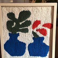Mon projet du cours : Technique du tufting pour la création de tapis. Arts, Crafts, Decoration, Fiber Arts, DIY, and Textile Design project by cboddaert - 04.23.2022