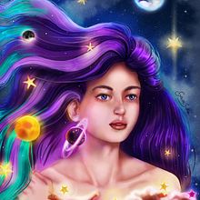 Meu projeto do curso: Retrato digital no Photoshop com um toque de fantasia. Un proyecto de Ilustración tradicional, Dibujo, Ilustración digital, Dibujo de Retrato, Dibujo digital y Pintura digital de Geisi Silva - 23.04.2022