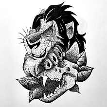 Meu projeto do curso: Desenho de tatuagem blackwork . Ilustrație tradițională, Ilustrație digitală și Design tatuaj de PAOLA DIAS - 04.24.2022