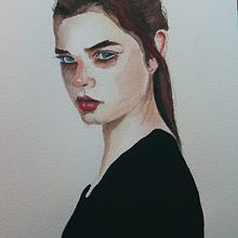 Il mio progetto del corso: Ritratto ad acquerello a partire da una fotografia Ein Projekt aus dem Bereich Traditionelle Illustration, Aquarellmalerei und Porträtzeichnung von benellialessia - 24.04.2022