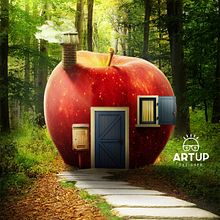 Apple house. Un progetto di Design e Arte concettuale di Josue Lizcano - 23.04.2021