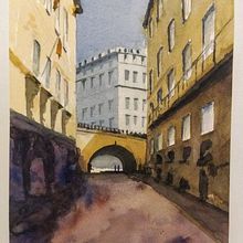 Il mio progetto del corso: Rappresentazione architettonica ad acquerello Ein Projekt aus dem Bereich Traditionelle Illustration, Skizzenentwurf, Zeichnung, Aquarellmalerei, Architektonische Illustration und Sketchbook von giovanni cecioni - 24.04.2022