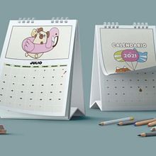 Calendario Personalizado. Design, Traditional illustration, Character Design, and Fine Arts project by Iratxe Cuadrado - 04.24.2022