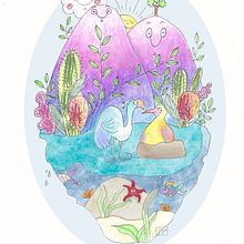 Il mio progetto del corso: Tecniche di illustrazione con acquerello e gouache. Un projet de Illustration traditionnelle, Beaux Arts, Peinture, Aquarelle, Illustration jeunesse , et Peinture gouache de ALESSANDRA VISSER - 25.04.2022