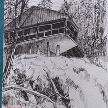 Mon projet du cours : Carnet de croquis : illustrez vos expériences personnelles. Un proyecto de Ilustración tradicional, Bocetado, Dibujo, Sketchbook e Ilustración con tinta de marie orilel - 22.04.2022