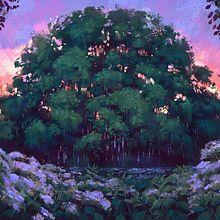 Gouache-style Digital Environment Paintings. Digital Illustration, Digital Painting, Traditional illustration, Painting, and Naturalistic Illustration project by Maddy Bellwoar - 04.25.2022