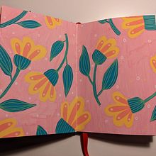 My project for course: Botanical Patterns in a Sketchbook: Conquer the Blank Page Ein Projekt aus dem Bereich Traditionelle Illustration, Musterdesign, Botanische Illustration und Sketchbook von lulu c'est bon - 26.04.2022