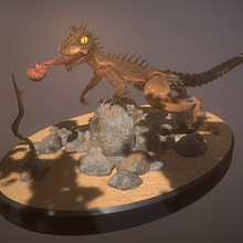 Mon projet du cours : Conception de créatures 3D avec ZBrush et Photoshop. Un progetto di Modellazione 3D di Ludovic Bronckart - 26.04.2022