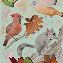 My project for course: Illustrating Nature: A Creative Exploration. Traditional illustration, Painting, Drawing, Watercolor Painting, Ink Illustration, and Naturalistic Illustration project by Sevgi Merve Aksu - 04.26.2022
