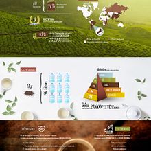 Infografia Té. Un proyecto de Infografía, Diseño y Diseño gráfico de Eliana Ruiz - 01.10.2020