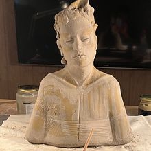 My project for course: Introduction to Clay Figurative Sculpture. Fine Arts, and Sculpture project by Nehal Abdel Hakim - 04.23.2022