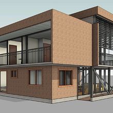 Mi Proyecto del curso: Diseño y modelado arquitectónico 3D con Revit - DIEGO SILES. 3D, Arquitetura, Arquitetura de interiores, Modelagem 3D, Arquitetura digital, e Visualização arquitetônica projeto de Diego Siles - 20.04.2022