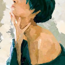 Jovem garota. Un progetto di Pittura e Design digitale di Hercules Santos Trigo - 27.04.2022