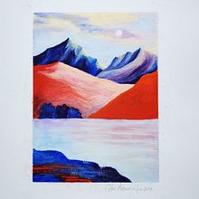 My project for course: Landscapes with Oil Pastels and Crayons: Playing with Light. Un projet de Illustration traditionnelle, Beaux Arts, Dessin au cra, on, Dessin, Dessin artistique , et Aquarelle de Leni Eliss - 23.04.2021