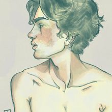 Portrait of boy. Traditional illustration project by Adriana Zurera - 04.27.2022