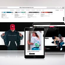Página web de venta de ropa urbana. Un proyecto de Diseño Web y Desarrollo Web de El estudio de Coco - 27.04.2022