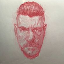 self portrait. Portrait Drawing, Realistic Drawing, and Pencil Drawing project by drawingsthingsstuff - 04.27.2022