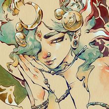 Proyectos personales. Un proyecto de Ilustración tradicional, Pintura a la acuarela, Ilustración con tinta, Diseño de personajes y Dibujo con lápices de colores de Chuma Hill - 27.04.2022