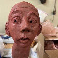 sculpture from Christina Cordova class. Sculpture project by dianetigue3 - 04.27.2022