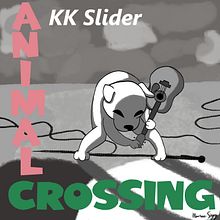Animal Crossing Album Cover Art. Traditional illustration project by Maureen Skaggs - 03.27.2020