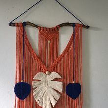 Criação de um tapete decorativo. Macramé, Arts, Crafts, Creativit, Decoration, DIY, Textile D, and eing project by Adriano Aparecido Barbosa Junior - 04.26.2022