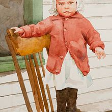 Chair Baby. Een project van Aquarelschilderen van Laura Wattles - 28.04.2022