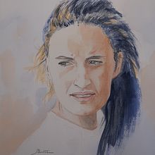 Mi Proyecto del curso: Retrato artístico en acuarela. Un proyecto de Bellas Artes, Pintura, Pintura a la acuarela y Dibujo de Retrato de Jose Antonio Muñoz Díez - 28.04.2022