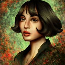 portrait of a girl. Traditional illustration project by Vinicius Martins Borges - 04.28.2022