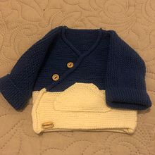 Mi Proyecto del curso: Tejido de punto para prendas infantiles. Un projet de St, lisme, Art textile, DIY, Tricot , et Design textile de MARIA PIA ANDRE - 28.04.2022