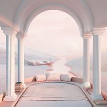 Hidden Places. Traditional illustration, 3D, Architecture, and Art Direction project by Simon Kaempfer - 04.28.2022