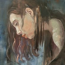 Another painting for the Course Contemporary Oil Portraiture with Torsten Wolber. Un progetto di Illustrazione tradizionale di Richter Jutta - 28.04.2022