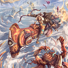 Temuyin Cazador del miedo. Projekt z dziedziny Trad, c, jna ilustracja,  R, sunek, Ilustracja c, frowa, Concept art, Malarstwo c i frowe użytkownika Williams Cortes - 28.04.2022