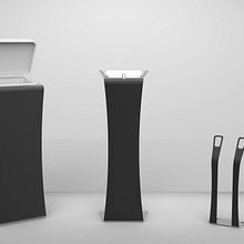Equipamiento Urbano (Bebedero - Tacho de residuos - Bicicletero). Een project van  Ontwerp, Industrieel ontwerp,  3D-modellering y  3D-ontwerp van Gastón Rubiolo - 19.11.2020
