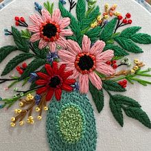 Ramo de flores. Embroider project by Coricrafts - 04.21.2022