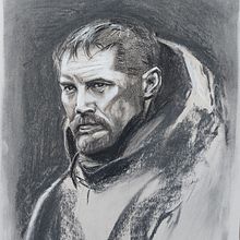 My project for course: Realistic Portraits Using Charcoal. Een project van Traditionele illustratie,  Beeldende kunst,  Tekening,  Portrettekening y Realistische tekening van kristofluysmans - 29.04.2022